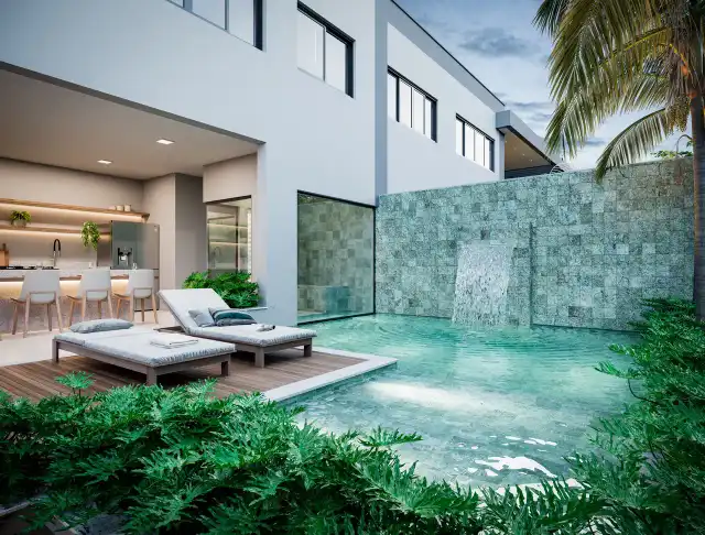 Infinity Living - Piscina com sauna integrada