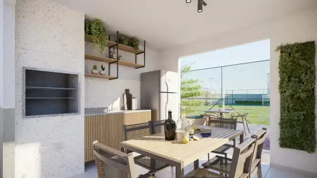 Reserva dos Pássaros - T3 - Gourmet externo com churrasqueira
