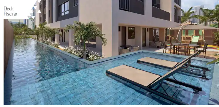 Aura by MIP - Piscina com deck molhado