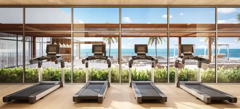 Salvador 220 - Academia - Área de Cardio com Vista Mar