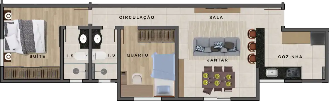 Solarium Pampulha - 5o ao 7o andar