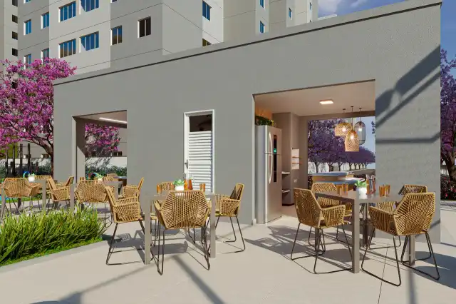 Reserva dos Buritis - T5 - Gourmet externo com churrasqueira