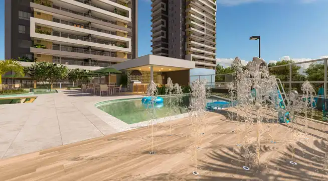 Villaggio Jardins - Piscina Infantil e Fonte Interativa