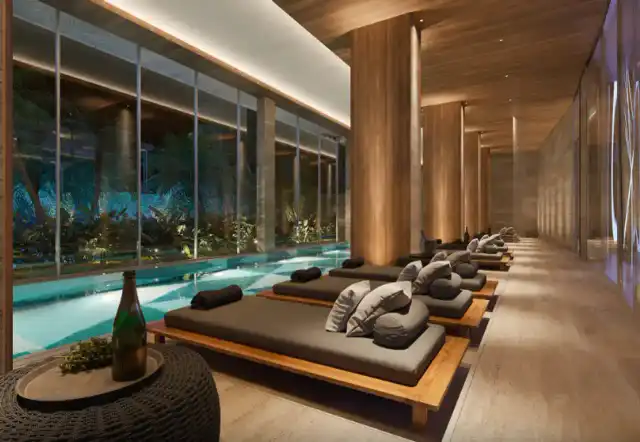 Origem Luxury Residence - Piscina coberta e aquecida com raia