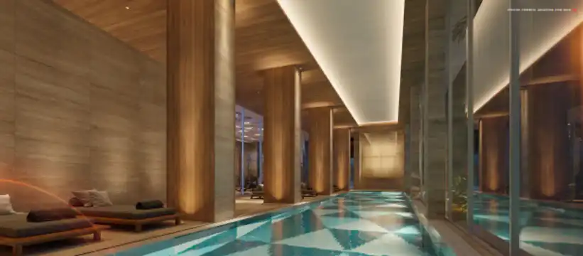 Origem Luxury Residence - Piscina coberta e aquecida com raia