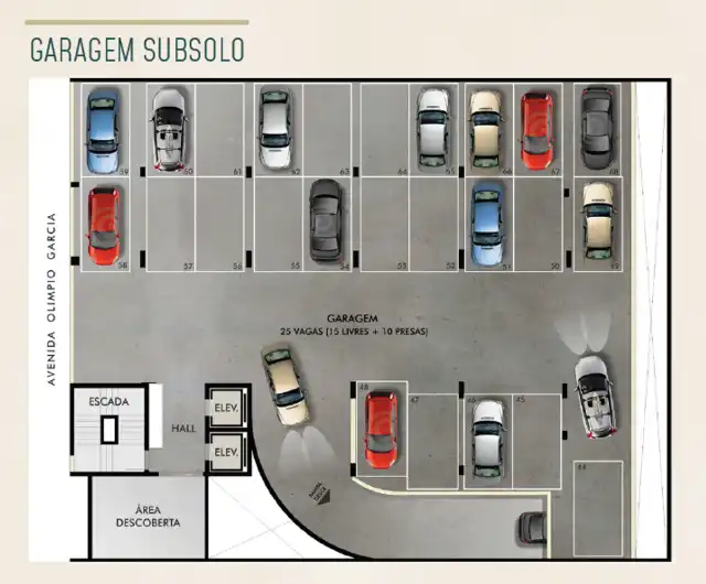 Eldorado Office - Garagem - subsolo
